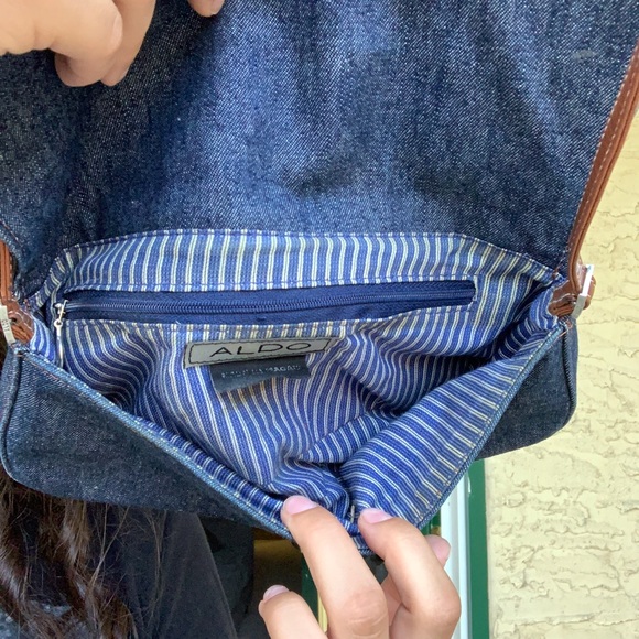 ALDO denim shoulder bag - Picture 3 of 3